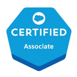 Salesforce Certified Associate badge